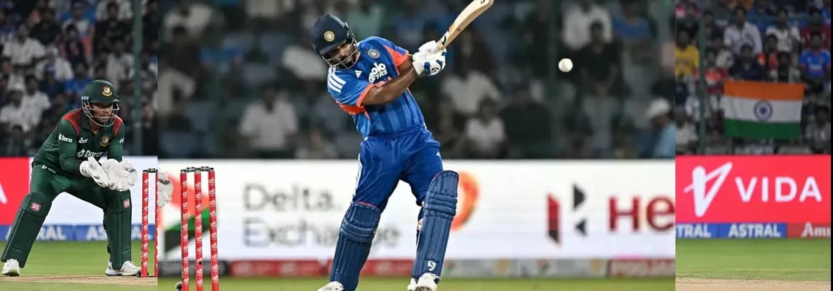 Capital Carnage: Samson Blasts 57 as India Rout Afghanistan to Clinch T20I Series in Delhi