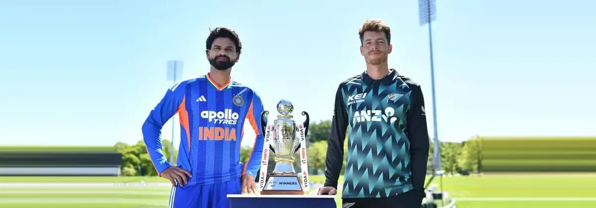 IND vs NZ 1st T20I Preview: Shreyas Iyer Captains New-Look India Against Mitchell Santner's Black Caps